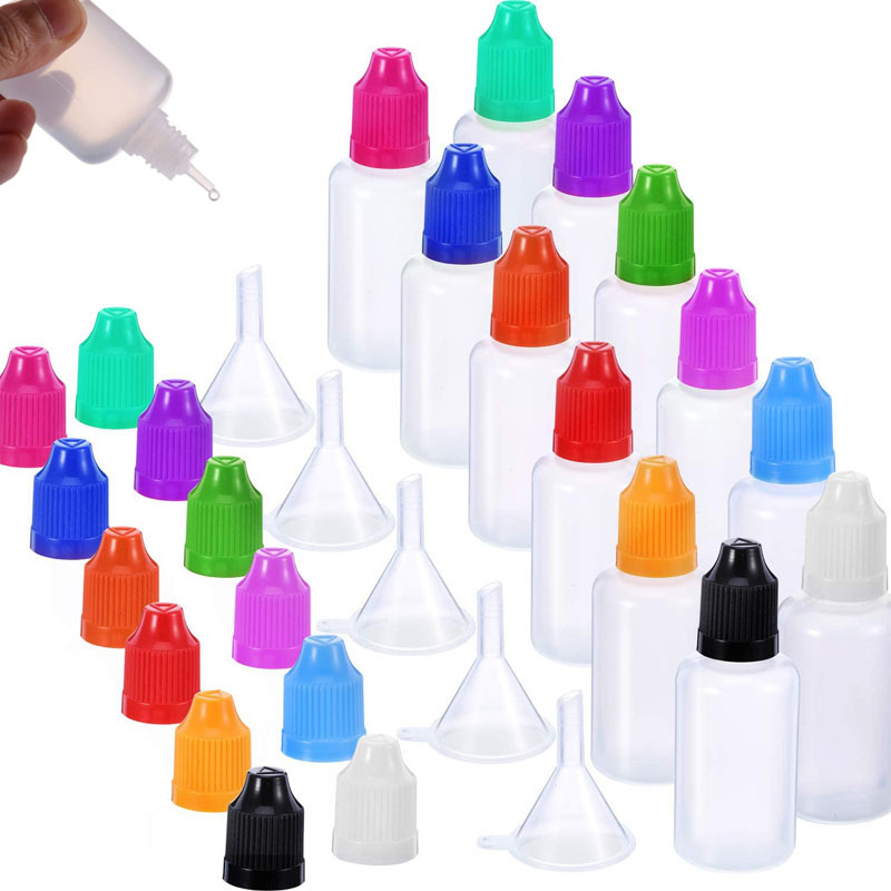 Vaping Area - 10Pcs 3/5/10/15/20/30/50/100/120ml Empty PE Plastic Dropper