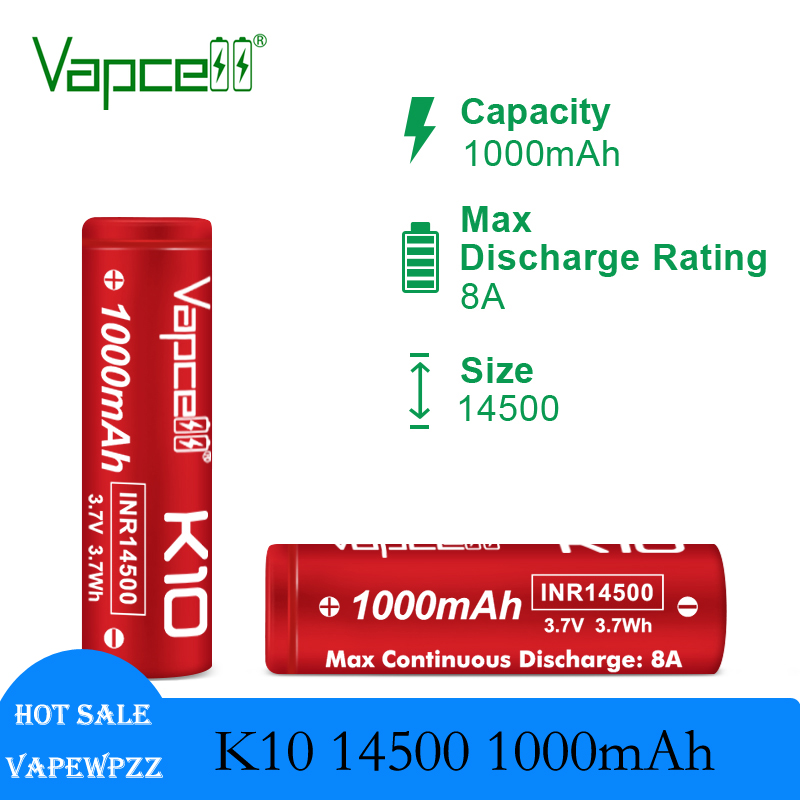 1-20PCS Original Vapcell K10 1 - Vape Battery 18650 리뷰 및 가격