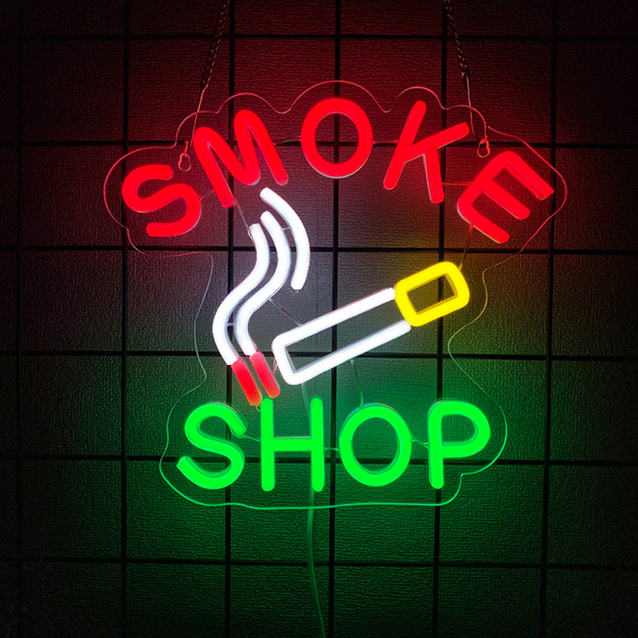 Smoking Neon Sign For Wall Dec - Vaping Area 리뷰 및 가격