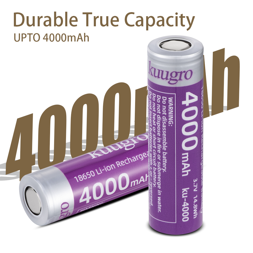 Kuugro Ku-4000 18650 Rechargea - Vape Battery 18650 리뷰 및 가격