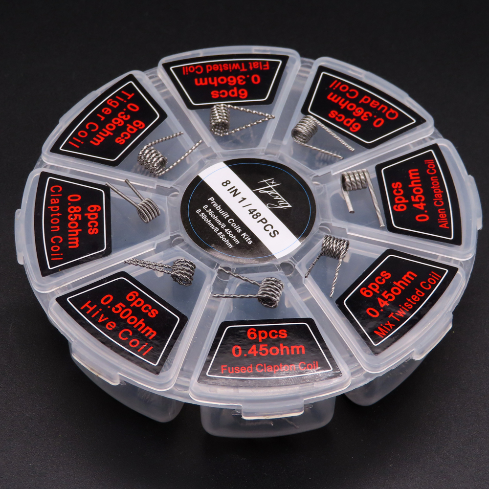 48pcs/set Premade Coils RTA RD - Vaping Area 리뷰 및 가격