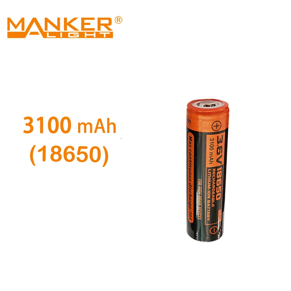 Manker 14500/18650/18350/21700 - Vape Battery 18650 리뷰 및 가격